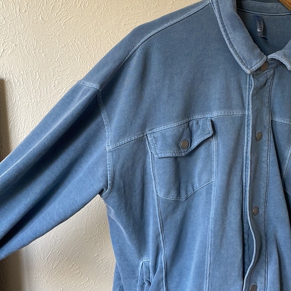 As Is Fabletics Lara oversized jersey cotton cardigan - Picture 7 of 16